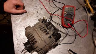 How to check the alternator Test Using a drill [upl. by Gardiner933]