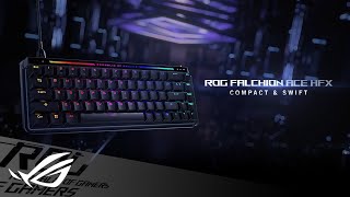 ROG Falchion Ace HFX  Compact amp Swift  ROG [upl. by Lleznod]