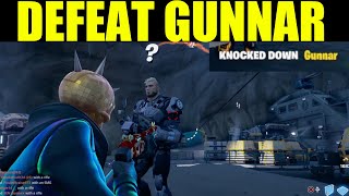 Assist In Eliminating Gunnar  fortnite GUNNAR LOCATION Foundation challenges  quests [upl. by Eirbua237]