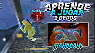 APRENDE A JUGAR CON 3 DEDOS GUÍA COMPLETA  HUD  GLOO SENTADO  TIRO FANTASMA  Free Fire [upl. by Morgun]