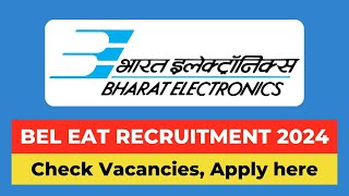 BEL Limited Recruitment 2024  Accounts Officers I CACMA Recruitment [upl. by Tebzil728]