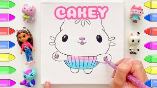 Gabbys Dollhouse Colouring Cakey [upl. by Blondell]