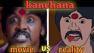 kanchana movie vs realitykanchana movie spoof😂horror movie spoofkanchana moviespoof funny [upl. by Ehctav]