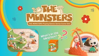 Unboxing the POPMART THE MONSTERS LABUBU Playing Games Series 🎢  Build a Labubu Amusement Park [upl. by Rapsag]