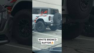 QUICK SPOT WHITE BRONCO RAPTOR🔥🔥 broncoraptor bronco ford spotted bigtruck fypシ゚ fy [upl. by Hajin]