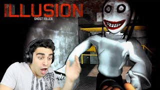 JEFF THE KILLER WAS TOUCHING THE D  Illusion Ghost Killer [upl. by Garrot]