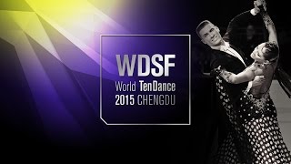 Koptev  Atamantseva RUS  2015 World 10D R1 W  DanceSport Total [upl. by Iilek156]