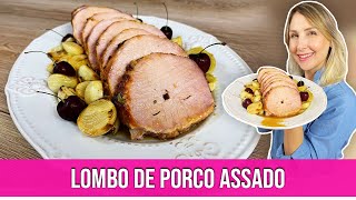 LOMBO DE PORCO ASSADO NO FORNO SUCULENTO [upl. by Ymmac]