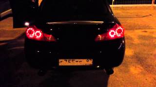 Infiniti g25 custom exhaust [upl. by Mackler326]