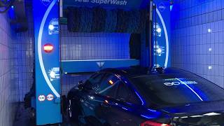 WashTec SoftCare² Pro WheelFoam quotAral Super Washquot [upl. by Asinla615]