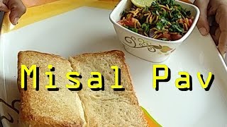 Kolhapuri Missal pav  मिसळ पाव रेसिपी  Maharashtrian Recipe  TIFFIN TALES marathi food sprouts [upl. by Oirogerg]