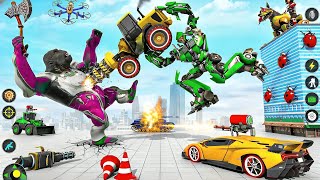 Mech Robot Transforming Game  Jet Robot Car Transformation Game  2024 Android Gameplay [upl. by Jentoft]