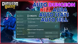 ⚡Dungeon Quest Script Hack • Auto Dungeon • Kill Aura amp More Roblox [upl. by Aisiram]