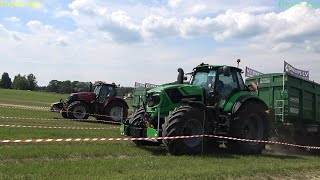 CASE IH 300 OPTUM vs DEUTZFAHR 8280 [upl. by Heyes822]