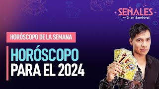 Programa especial Horóscopo para el año nuevo 2024  Señales con Jhan Sandoval [upl. by Aicia387]