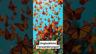 Unglaublichen Tierwanderungen tiere shorts facts fakten newvideo wildlife wissen animals [upl. by Lempres]