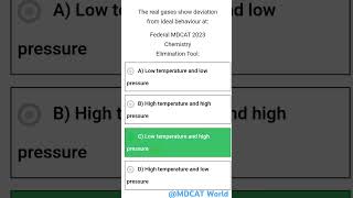 Federal MDCAT Chemistry 2023 MDCAT [upl. by Eirameinna378]