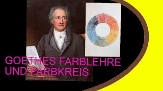 Goethes Farbenlehre und Farbkreis [upl. by Gnirps91]