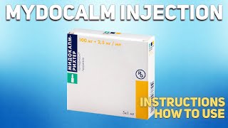 Mydocalm injections how to use Uses Dosage Side Effects Contraindications [upl. by Shulem]