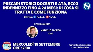 Precari storici docenti e ATA ecco indennizzo fino a 24 mesi di cosa si tratta e come funziona [upl. by Strang884]