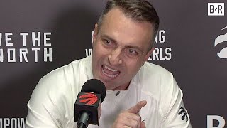 Raptors HC Darko Rajaković HEATED After Loss vs Lakers [upl. by Lowell219]