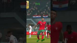 Cr 7 goal in Portugal vs Croatia trending football bitlobonkhan eafc25 gaming shorts viral [upl. by Ava]