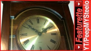 Wall Antique Grandfather Clock w Moving Pendulum Found For Sale amp No Repair Parts Needed [upl. by Yorgen]