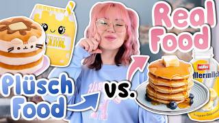 Plüsch Food vs Real Food 🧁 Was darf wer essen  ViktoriaSarina [upl. by Caton]