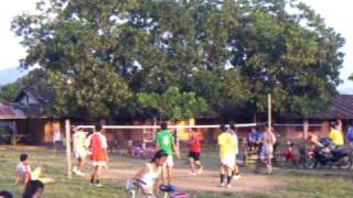 Footvolley game kataw Laos [upl. by Justine]