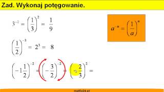 Potęga o wykładniku całkowitym ujemnym  Zadania  Matfiz24pl [upl. by Cuthbertson218]