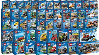 All LEGO City Great Vehicles Sets 20122021 CompilationCollection Speed Build [upl. by Risser]