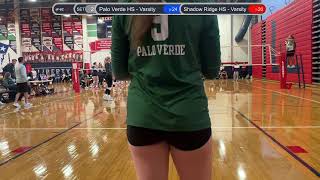 Palo Verde HS  Varsity vs Shadow Ridge HS  Varsity 20240831 Day 1 Match 1 1st Set Match 1 [upl. by Ynoble]