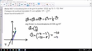 Indskudssætningen og koordinater i vektorregning [upl. by Joab]
