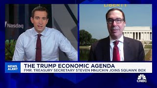 Former Treasury Secretary Mnuchin Tariffs need to be used to get counterparties back to the table [upl. by Edouard]