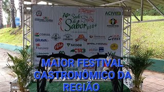 MAIOR FESTIVAL GASTRONÔMICO DA REGIÃO SEDE DO SABOR CORONEL VIVIDA PR [upl. by Ramahs]