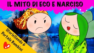 Il Mito di Eco e Narciso  Miti e Leggende  AudioStorie  StoriellandoampPortaleBambini [upl. by Asiil484]