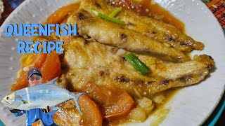 How to cook the queenfish you caught Asian recipe fishinginsingapore queenfish [upl. by Barney]