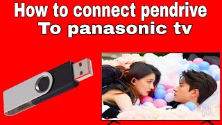 panasonic tv pendrive connect [upl. by Llenrap]