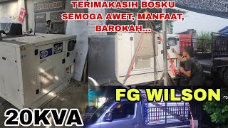 GENSET FG WILSON 20KVA KIRIM KE PLAT AE [upl. by Ennaxxor]