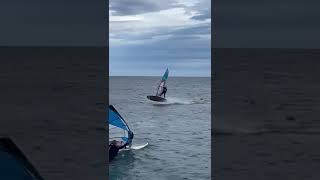 Windsurf freestyle Spoke 540 Cannes palm beach [upl. by Vasily]