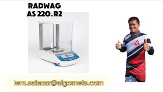 Analytical Balance  Radwag AS 220R2  Calibration  Tutorial [upl. by Leahcam]