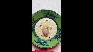 RISOTTO SCAMPI E BURRATA cremoso e avvolgente  Shorts [upl. by Hedve265]