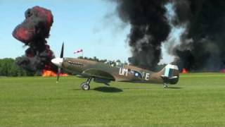 Spitfire Mk XIX Griffon Full HD  Rolling  La FertéAlais LFTA 2009 [upl. by Fergus]