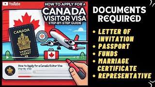 Apply Parents Visitor Visa Canada 2025  Step By Step  Tutorial  Tourist Visa [upl. by Ennaylil380]