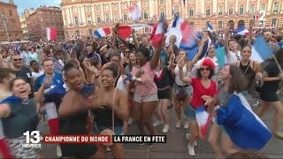 Coupe du monde 2018  Les Bleus champions la France en fête [upl. by Ynnaej]