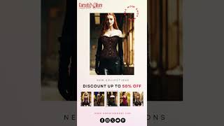 Upto 50 OFF on New Corset Collection  Corsetsnmore corsetmaker corset fashion corseting [upl. by Anyela]