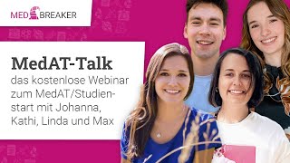 MedATTalk 5  SPEZIALFOLGE QampA zum Studienstart  mit Johanna Kathi Linda und Max [upl. by Dianna]