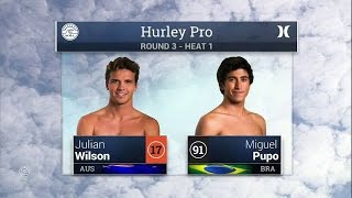 2015 Hurley Pro at Trestles R3 H1 Recap [upl. by Peggy419]