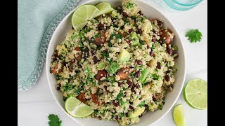 Zesty Quinoa Salad [upl. by Oirrad177]