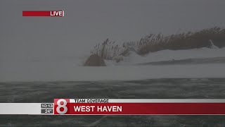 Concerns for coastal flooding in West Haven other shoreline towns [upl. by Ecyt597]